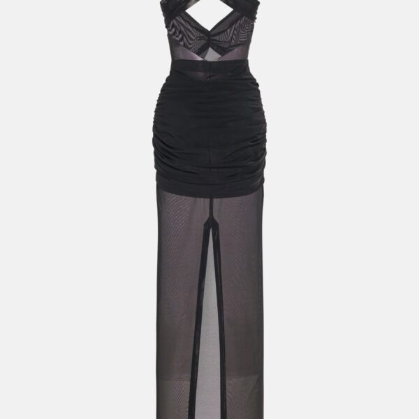 Mesh Evening Dress