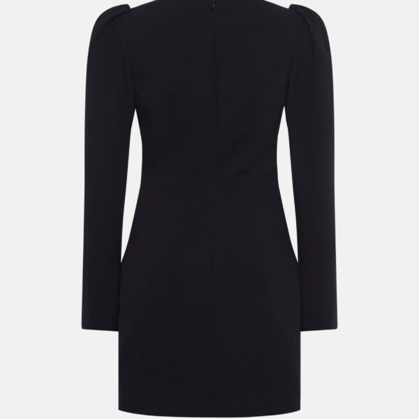 Wool Crepe Mini Dress