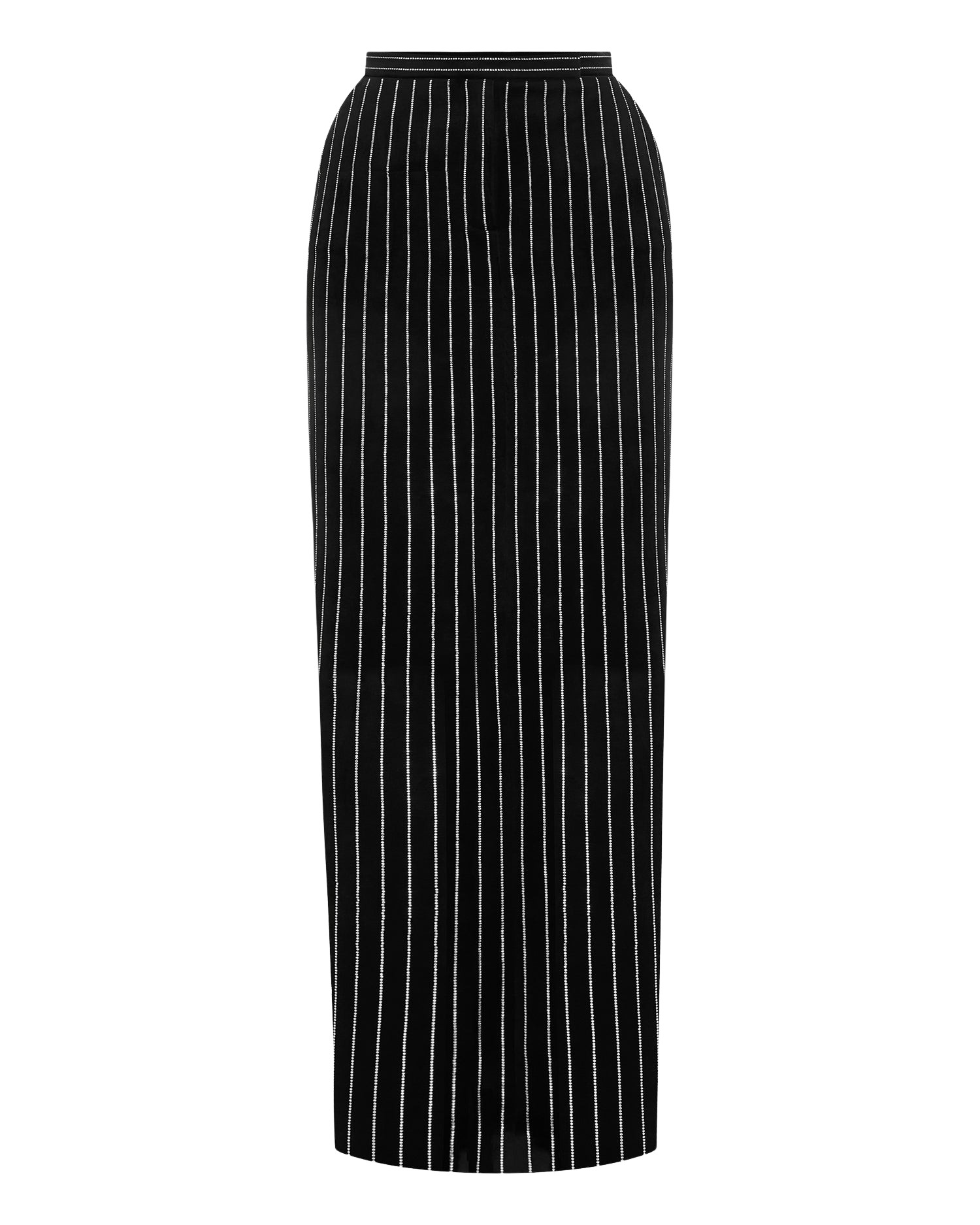 Alex Perry Column Skirt in Crystal Velvet