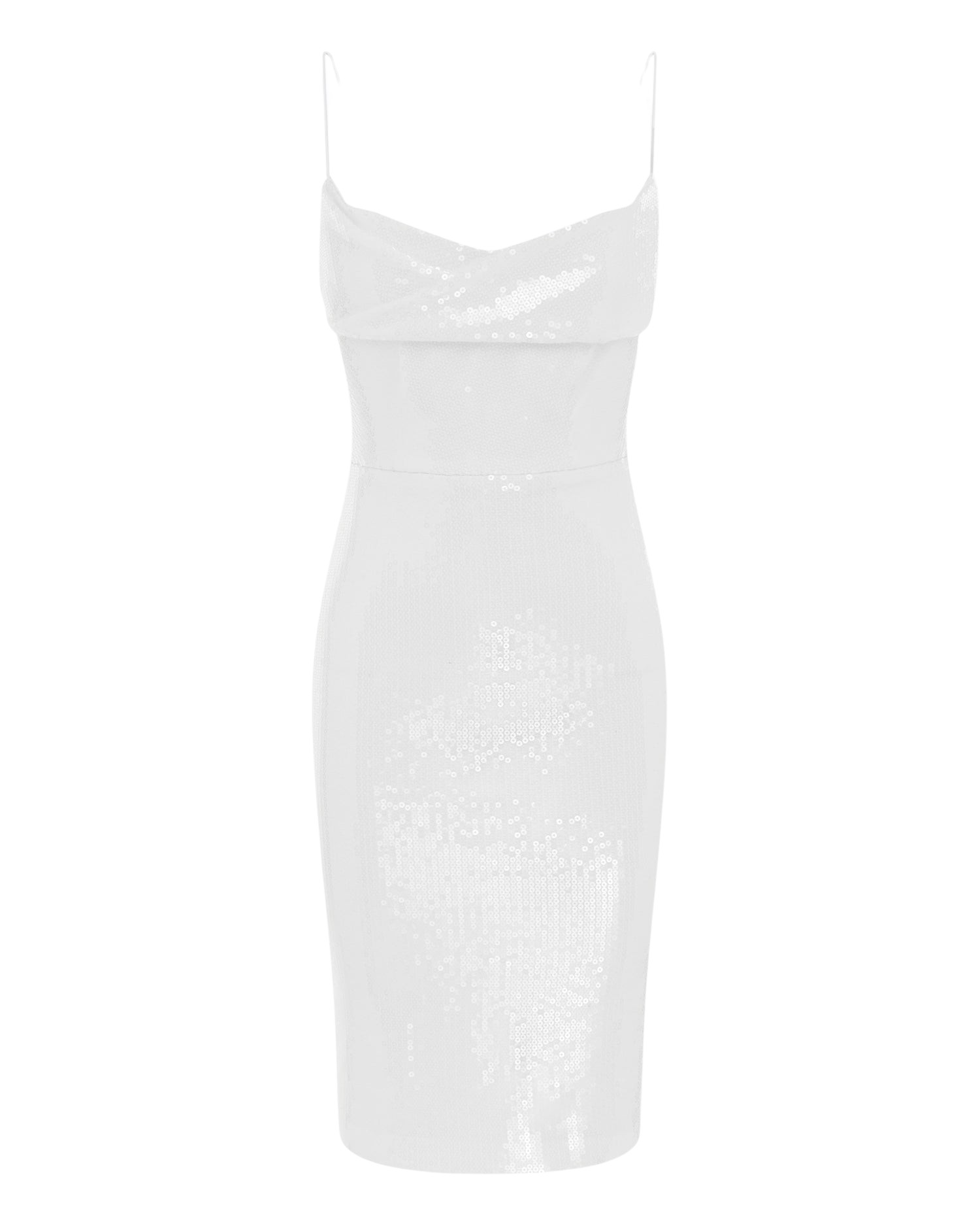 Alex Perry Draped Corset Dress in Sequin