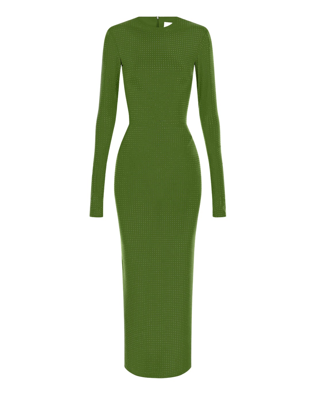 Alex Perry Long Sleeve Dress in Crystal Jersey