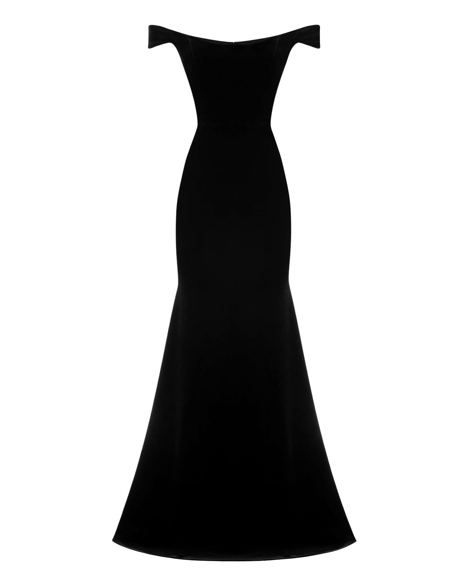 Alex Perry Off Shoulder Corset Gown in Velvet