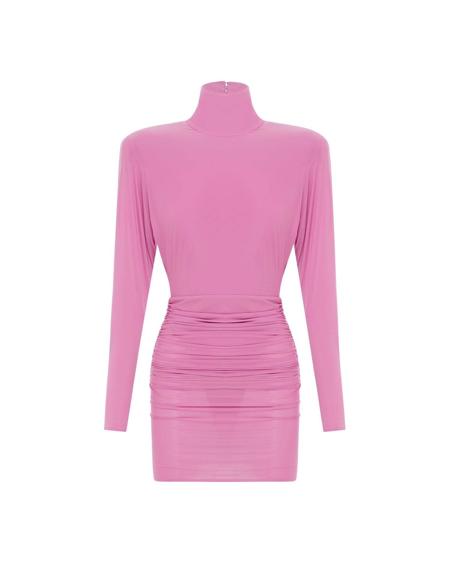 Alex Perry Open Back Drape Mini Dress in Jersey