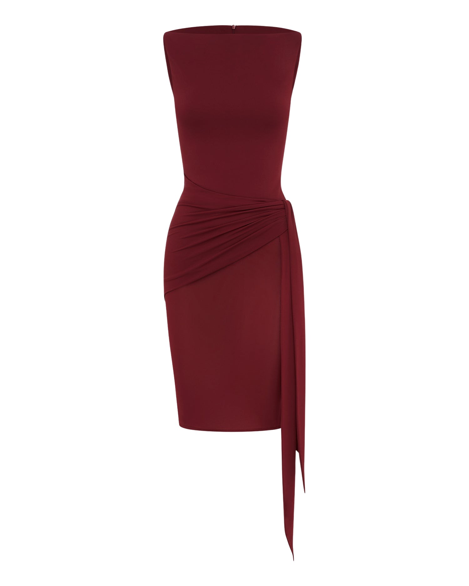 Alex Perry Overlay Twist Dress in Crepe Jersey