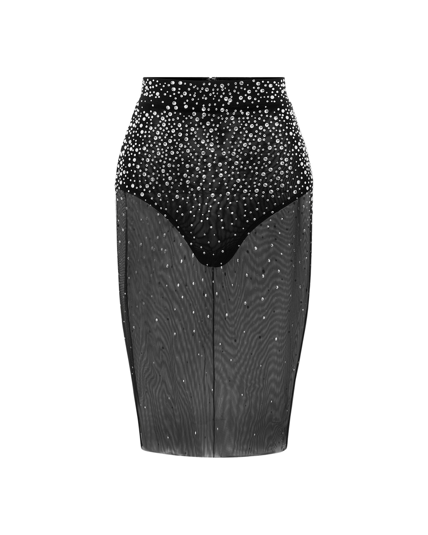 Alex Perry Skirt in Crystal Mesh