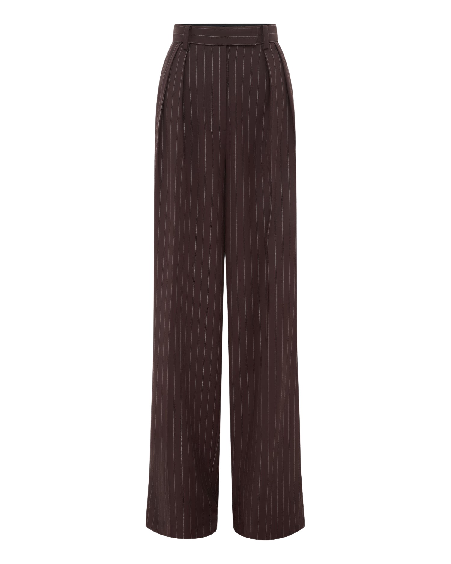 Alex Perry Tailored Trouser in Lurex Pinstripe