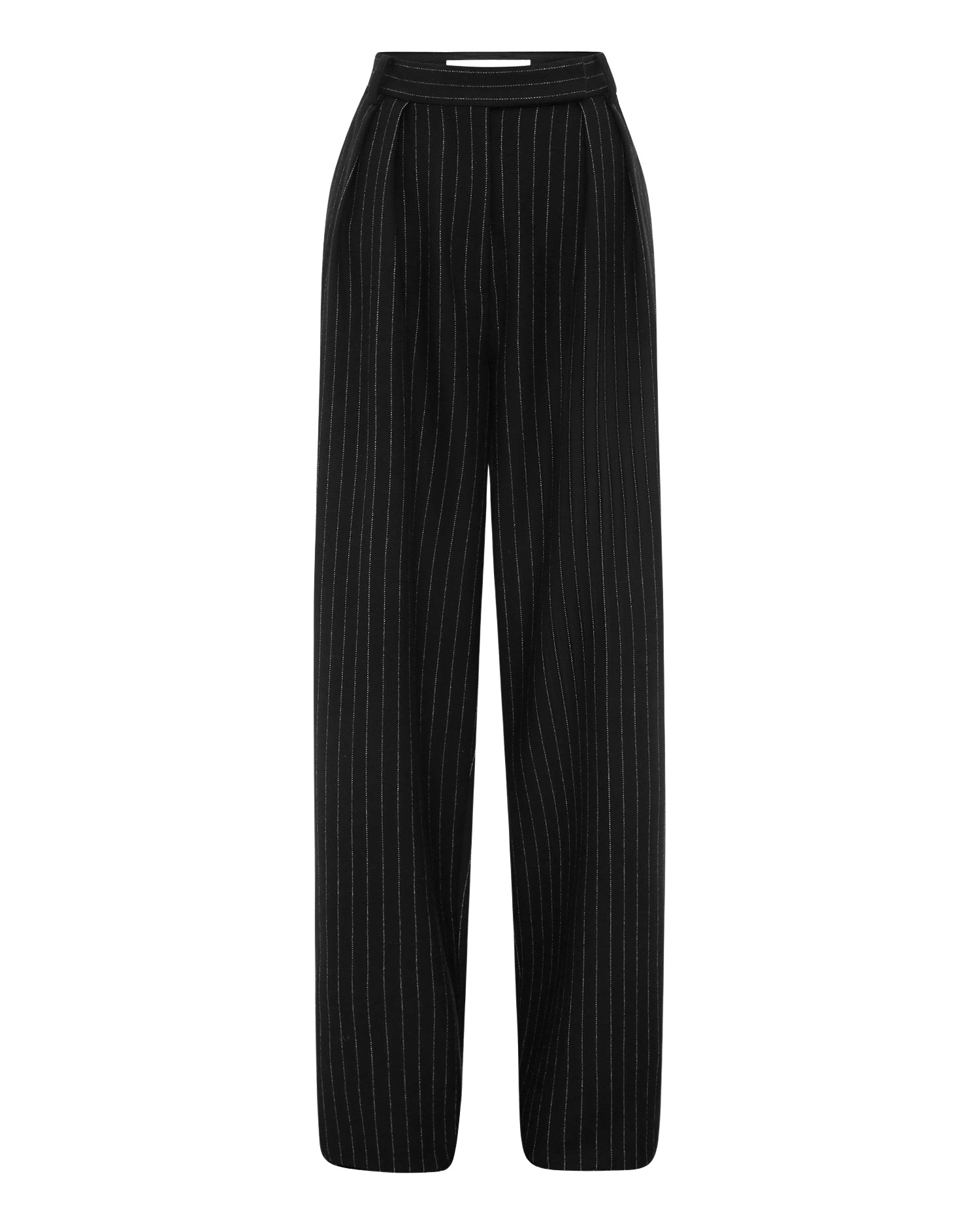 Alex Perry Tailored Trouser in Wool Pinstripe