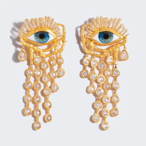 Gaze Pendant Earrings
