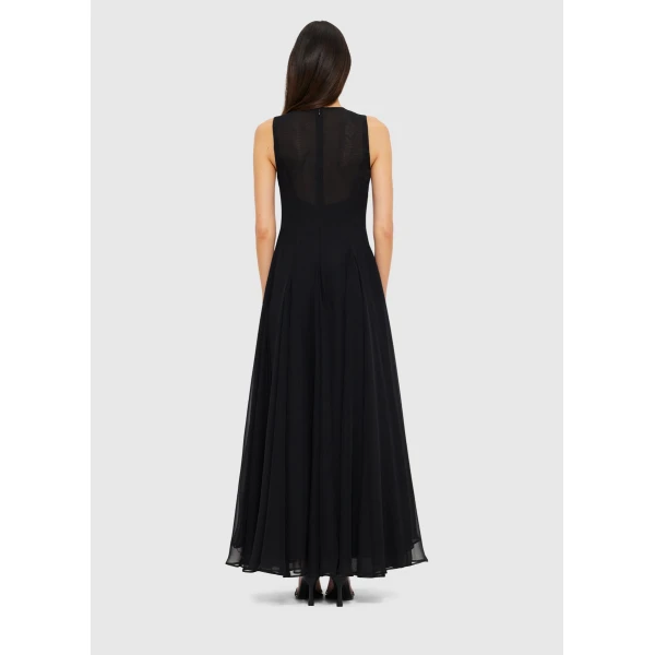 Linnea Embellished Maxi Dress - Ebony