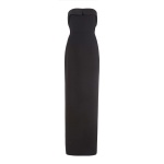 Markarian Aisha Strapless Crepe Column Gown Markarian