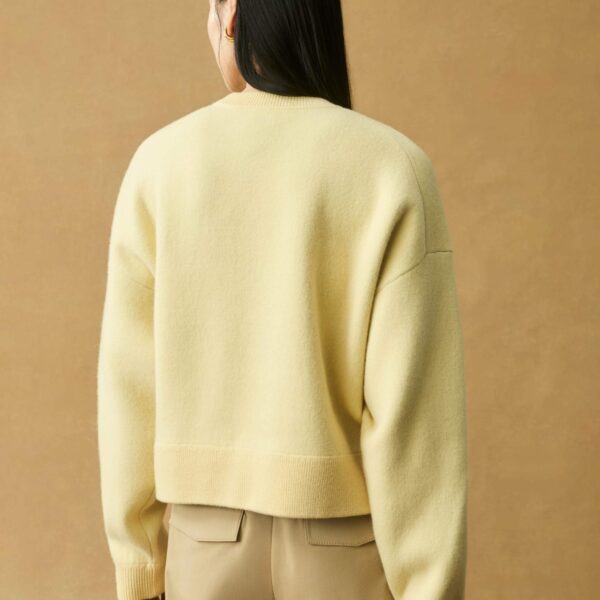 Reversible Cotton Merino Cashmere Sweater - Image 7