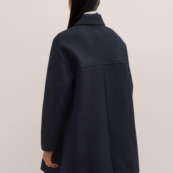 Sculptural Cotton Swing Coat - Image 6
