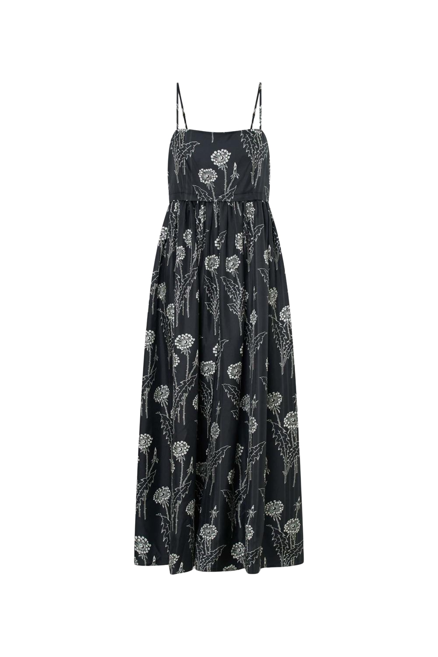 Oroton Graphic Dandelion Print Sundress Dress