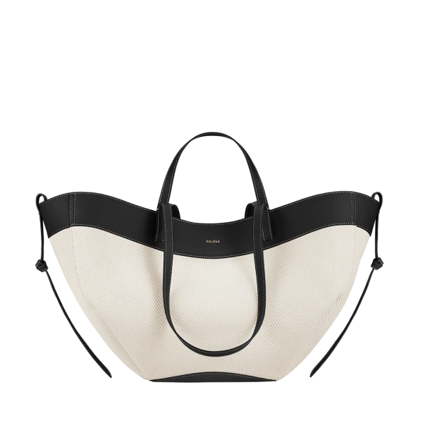 Polene Edition Black Canvas Bag