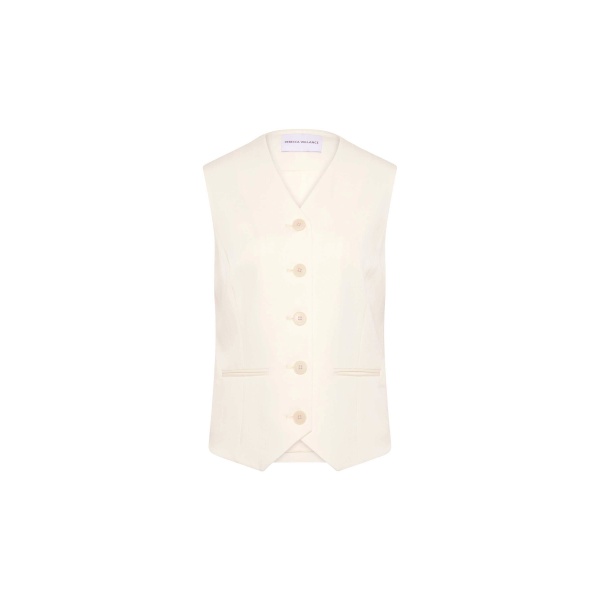 Rebecca Vallance Blanco Vest