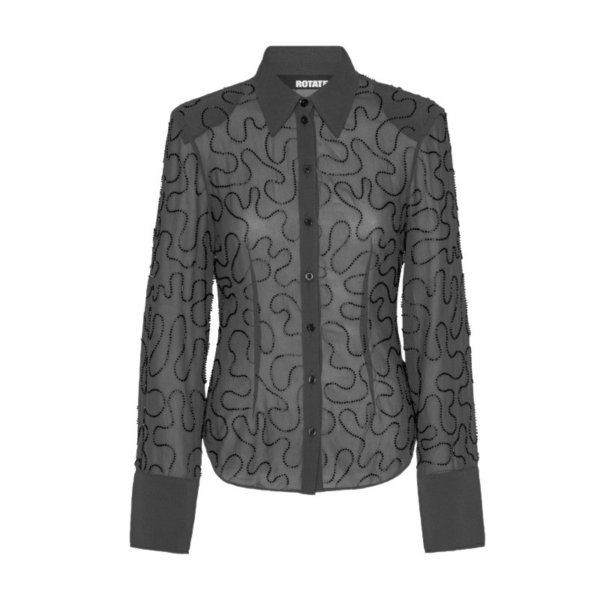 Rotate Gray Tops luxury Clothing from Coveti Marketplace