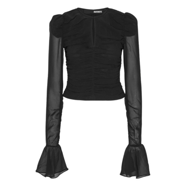 Rotate Black Tops luxury Clothing from Coveti Marketplace