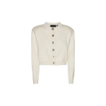 Rotate Ivory Knitwear luxury Cardigan from Coveti Marketplace