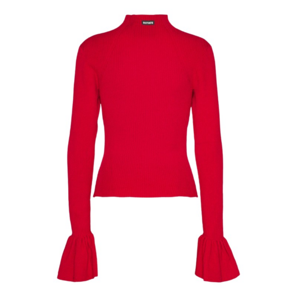 Rotate Red Tops luxury Clothing from Coveti Marketplace