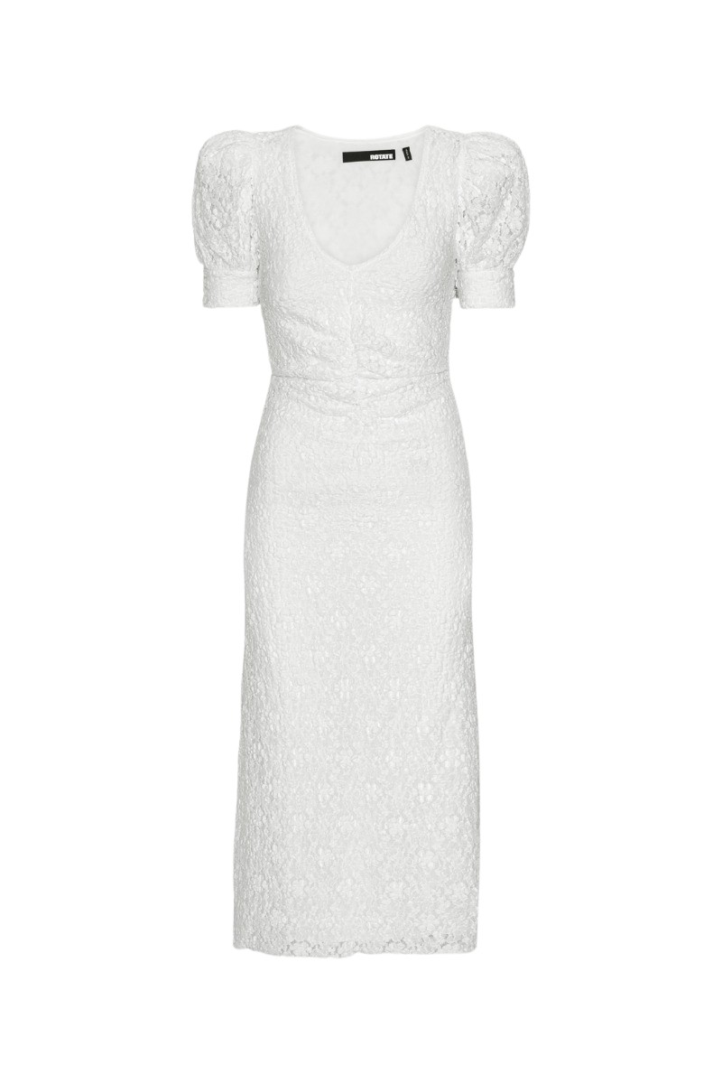 ワンピース ROTATE BIRGER CHRISTENSEN Lace dress Lace Maxi Dress Pink - ROTATE Birger Christensen