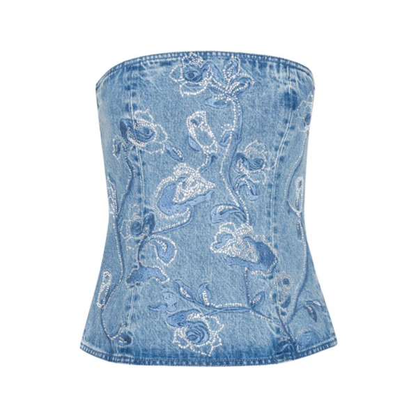 Rotate Blue Pants luxury Clothing from Coveti Marketplace