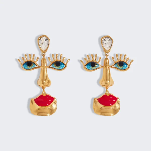 Schiaparelli visage earring