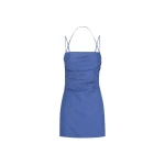 Shona Joy Blue Dress luxury Clothing from Coveti Marketplace