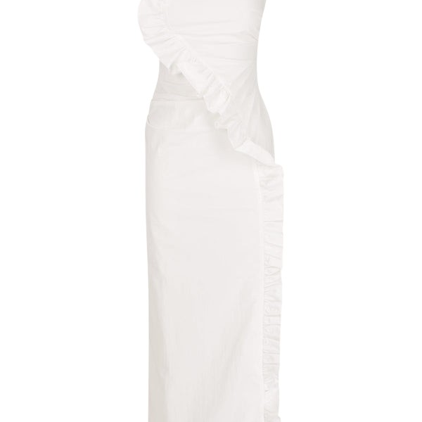Shona Joy White Dress luxury Clothing from Coveti Marketplace