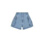 Shona Joy Blue Short luxury Clothing from Coveti Marketplace