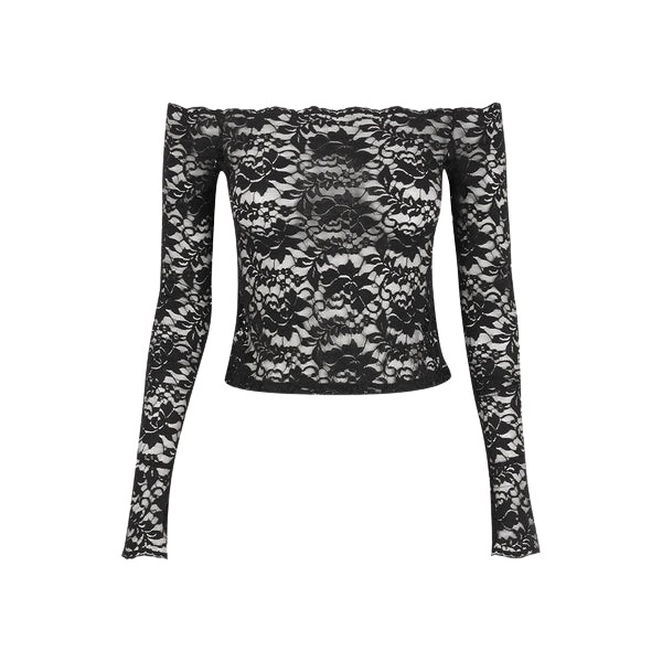 Shona Joy Black Top luxury Clothing from Coveti Marketplace