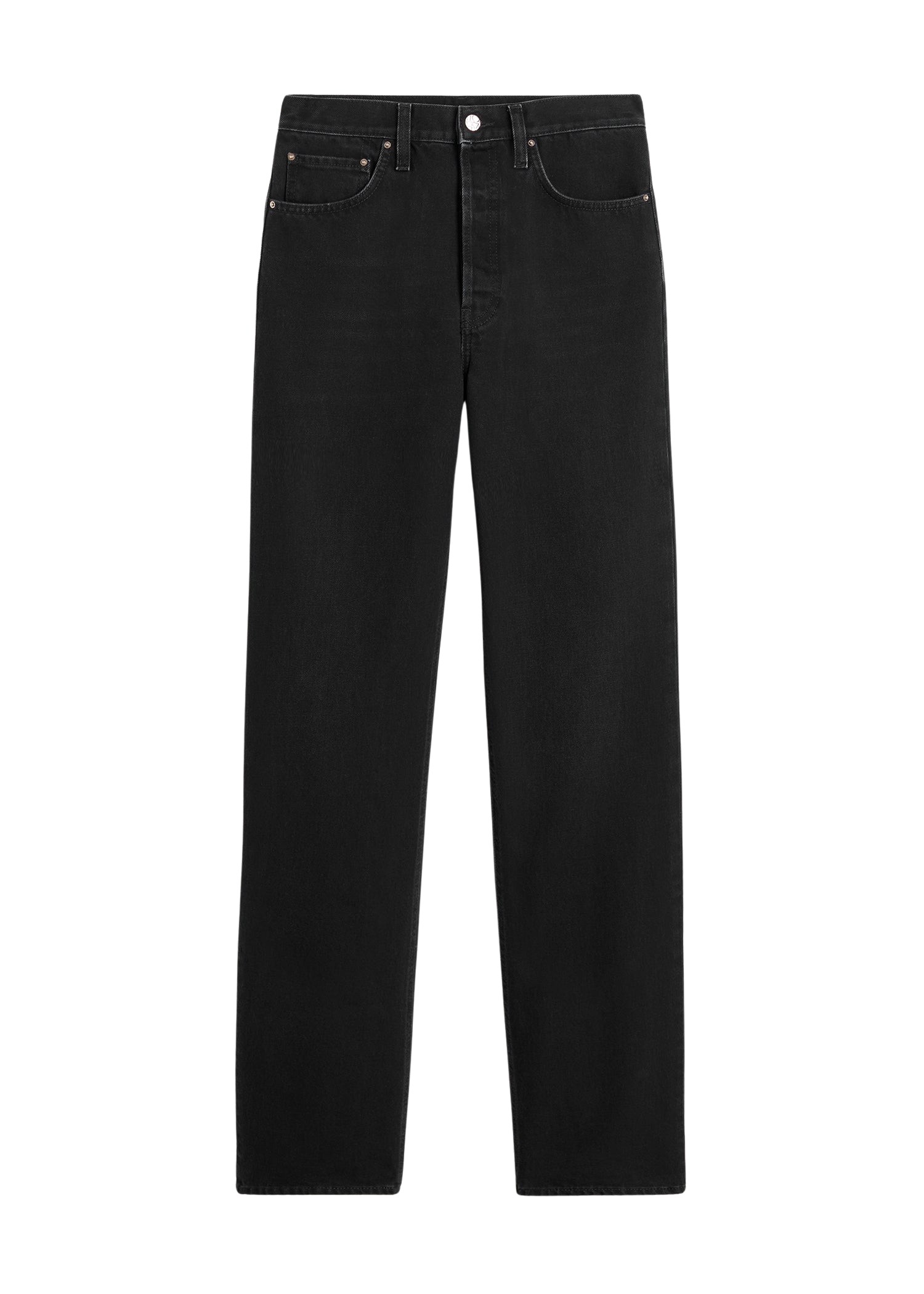 Toteme Classic cut denim full length faded black