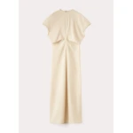 Toteme Slouch waist dress bleached sand