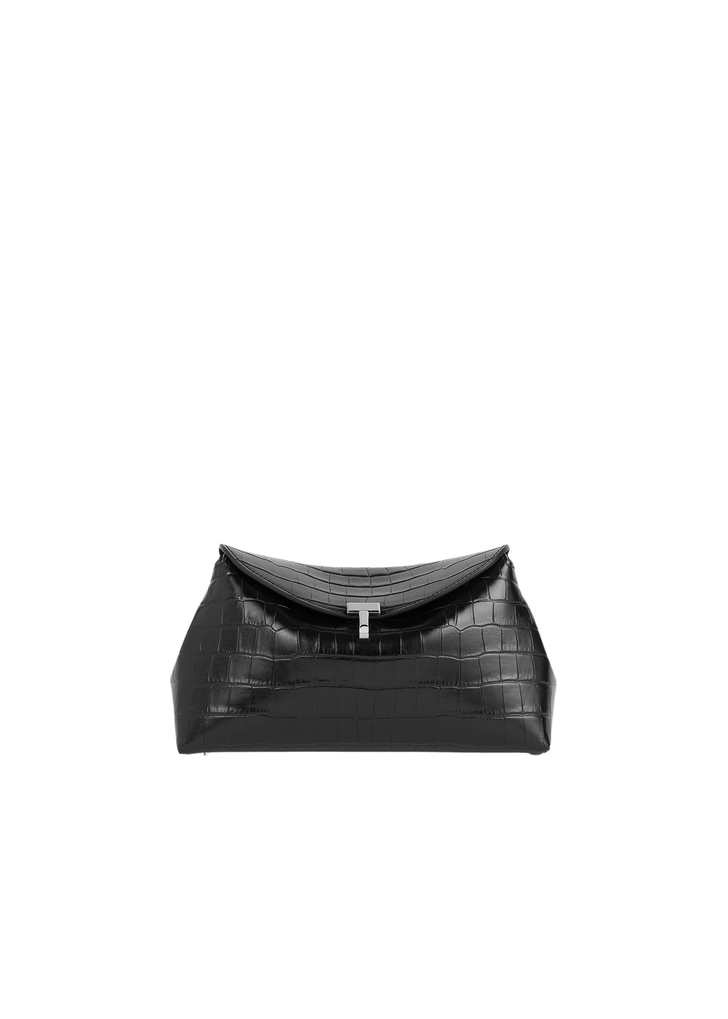 VIP【関税送料無料】希少 Toteme T-Lock leather clutch bark T-Lock leather clutch bark – TOTEME