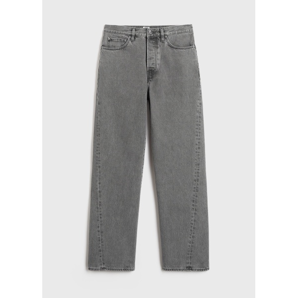 Toteme Twisted seam denim full length mid grey