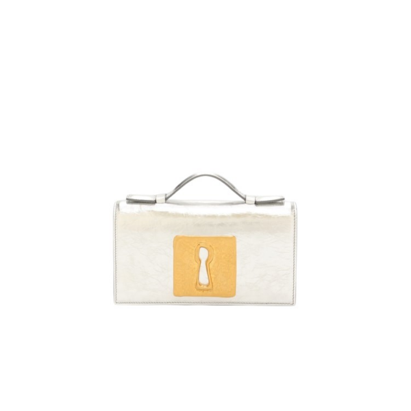 Schiaparelli Keyhole Chain Clutch luxury Bags from Coveti Marketplace