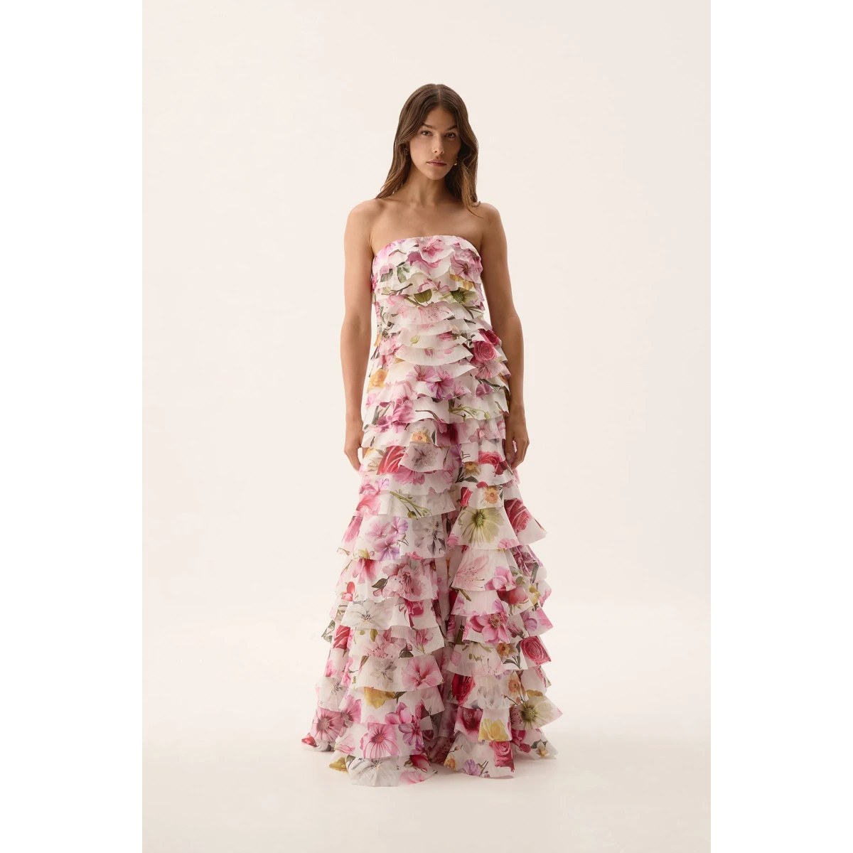 Fleur Pleated Gown