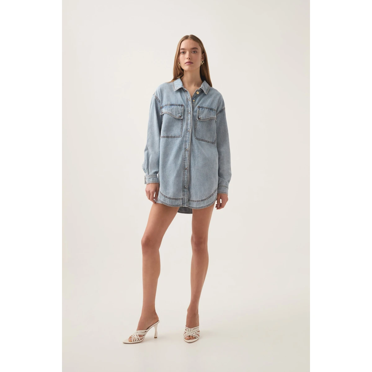 Ray Longline Denim Shirt