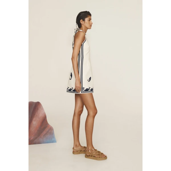 Alemais Marine Mini Dress