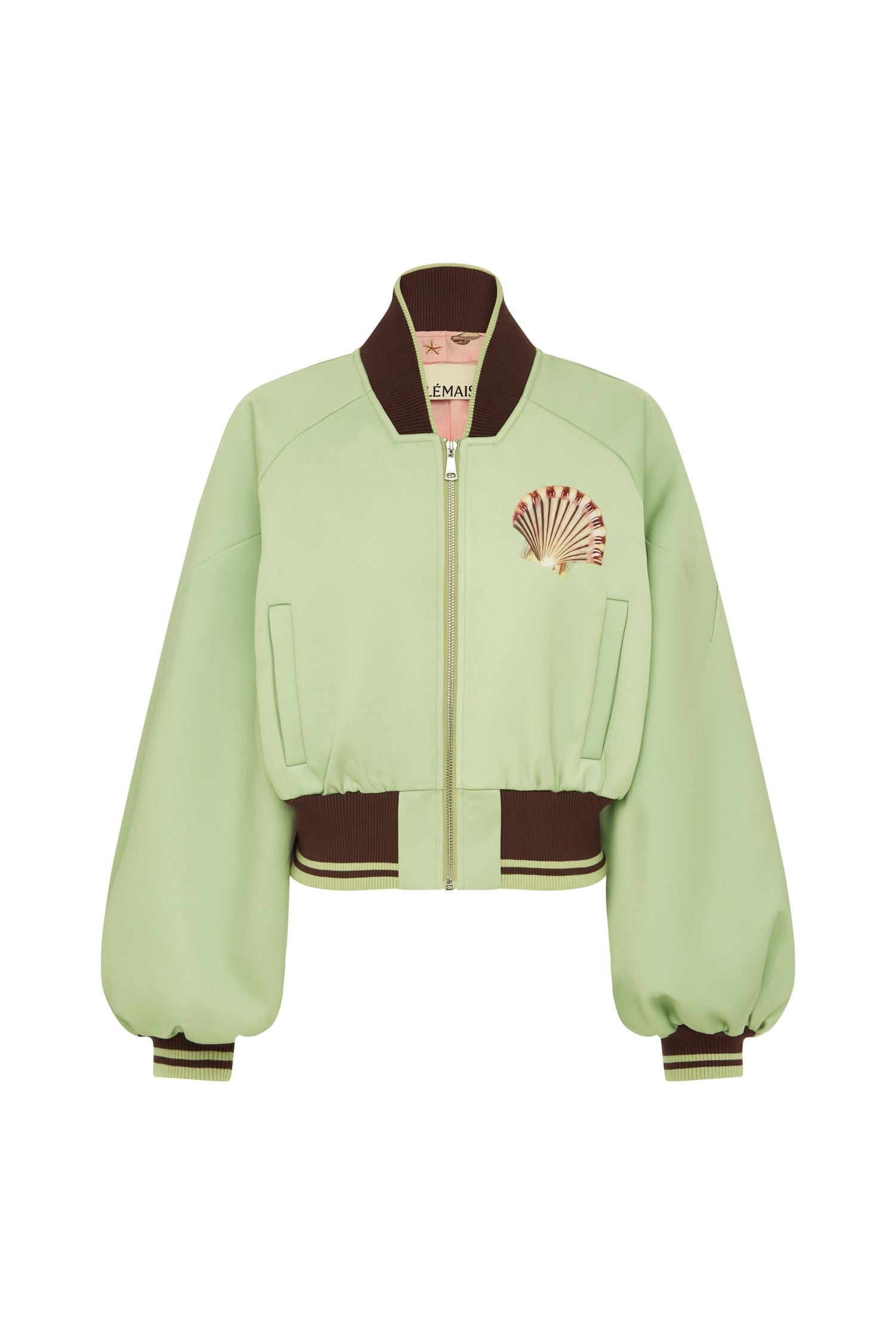Alemais Opal Mint Bomber Jacket