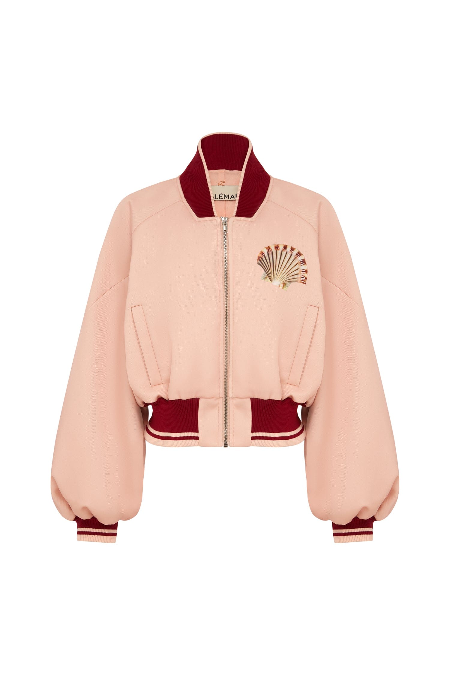 Alemais Opal Rose Bomber Jacket