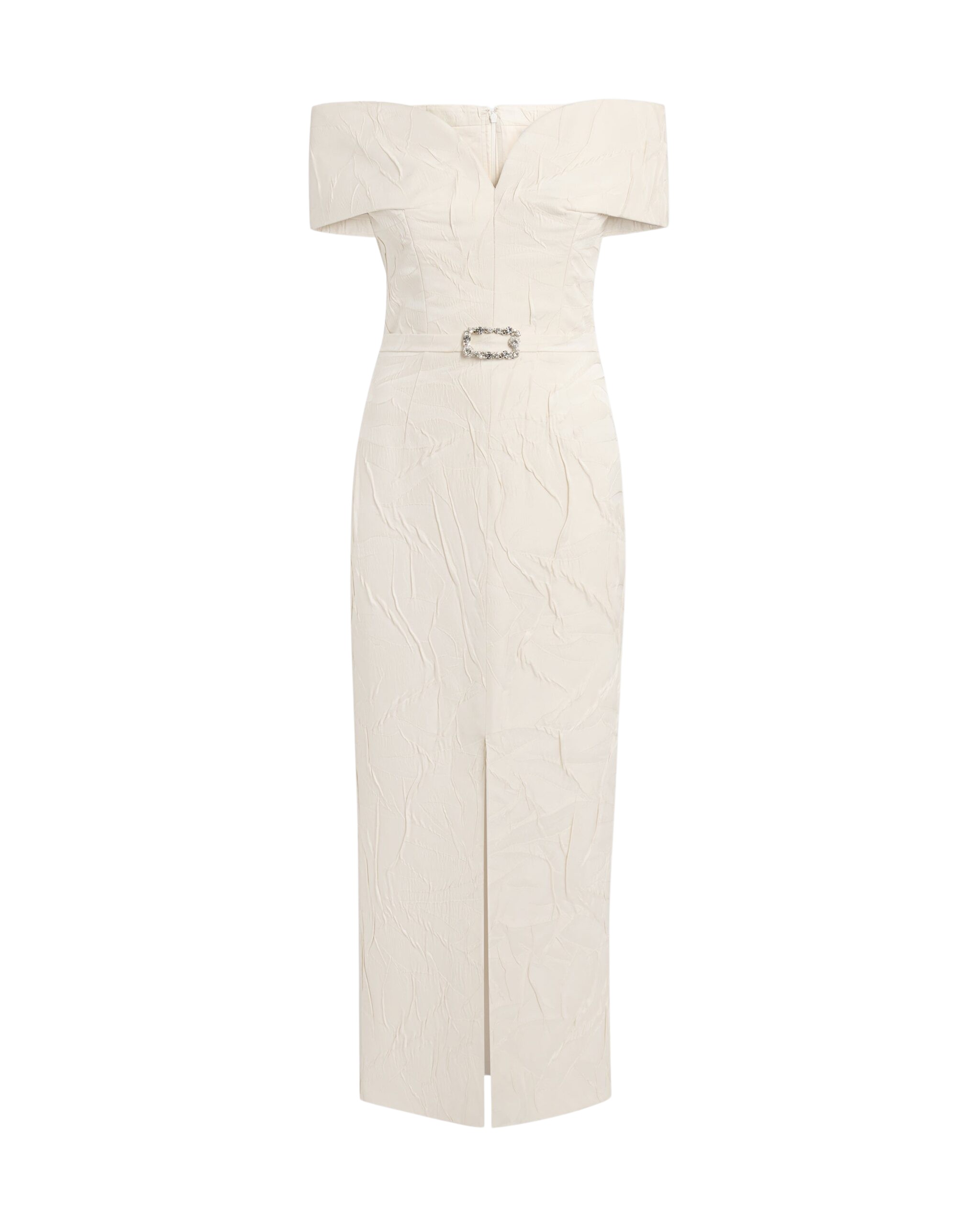 Safiyaa Tonyi Embroidered Midi Dress