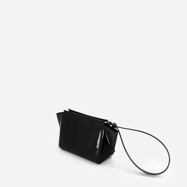 Small Triangle Pouch - Patent Black