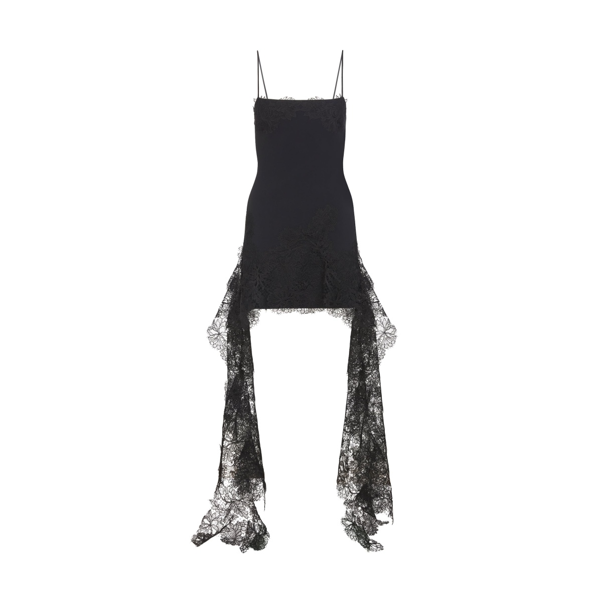 David Koma Lace Hem Mini Dress
