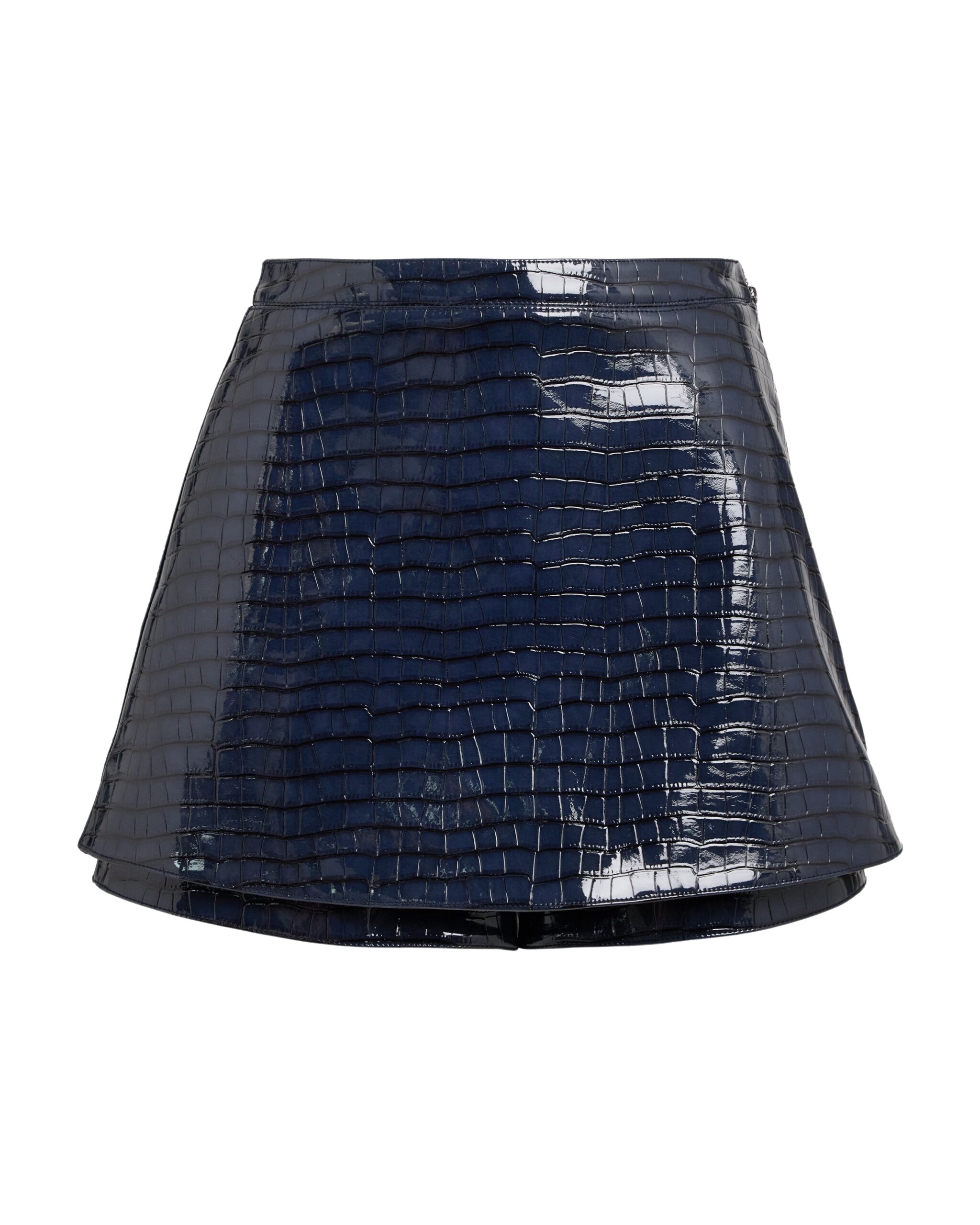 Safiyaa Matilda Navy Croc Skirt