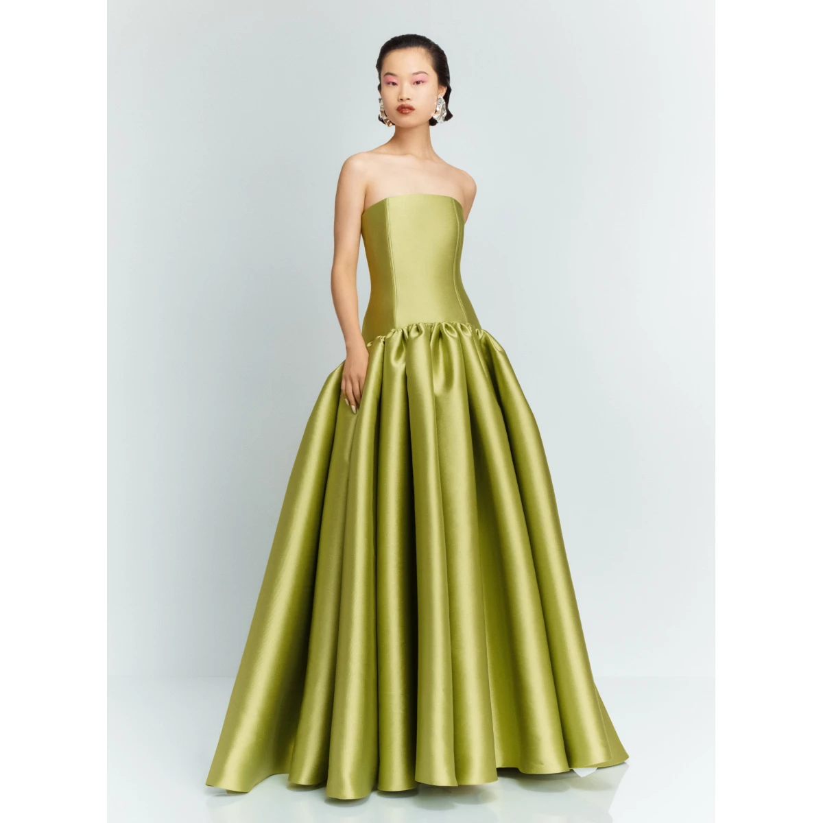 Solace London Green The Cassias Maxi Dress in Pear Green