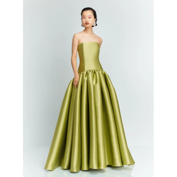 Solace London Green The Cassias Maxi Dress in Pear Green
