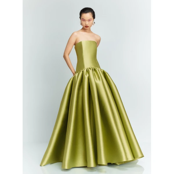 Solace London Green The Cassias Maxi Dress in Pear Green