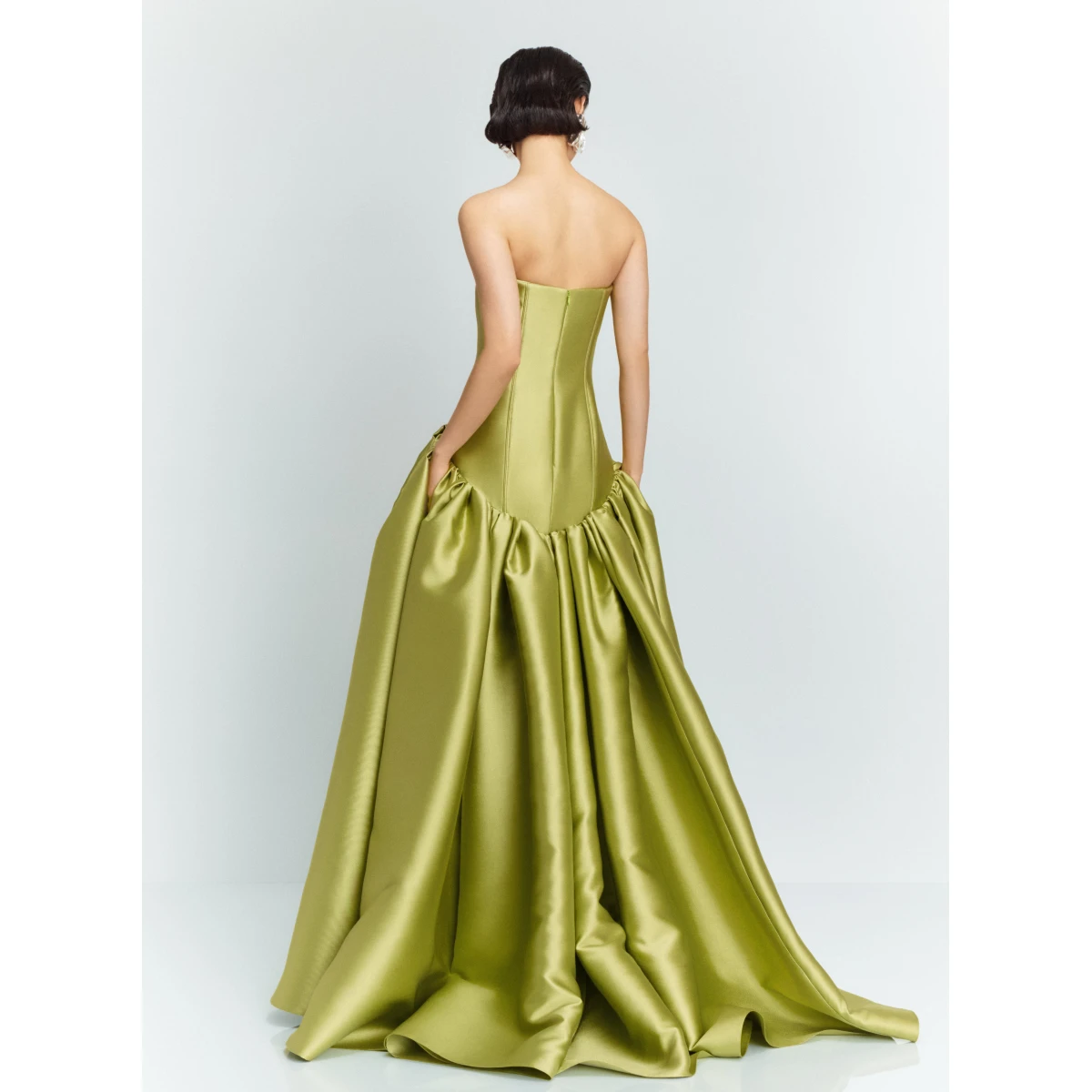 Solace London Green The Cassias Maxi Dress in Pear Green
