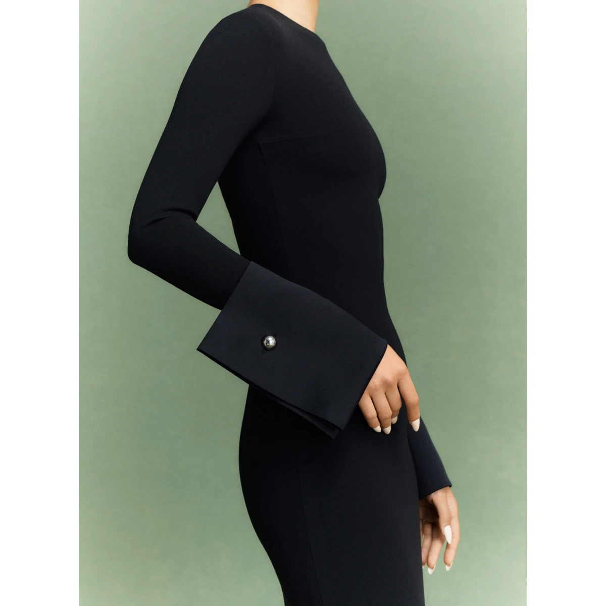 Solace London The Chloe Maxi Dress in Black