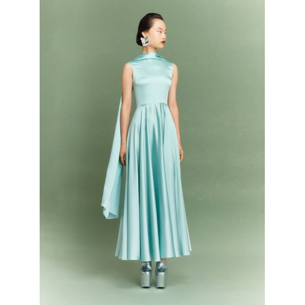 Solace London The Emelia Maxi Dress in Opal